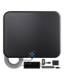 Amplified HD Digital TV Antenna Flat Series, Black